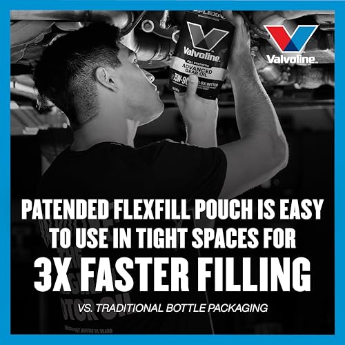 VALVOLINE 889787-EA FlexFill Advanced Full Synthetic 75W-140 Gear Oil 1 Quart Pouch