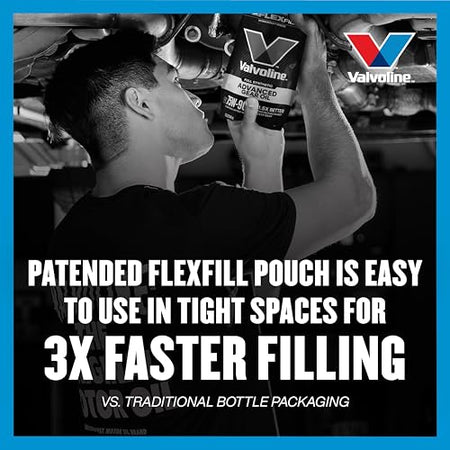 VALVOLINE 889787-EA FlexFill Advanced Full Synthetic 75W-140 Gear Oil 1 Quart Pouch
