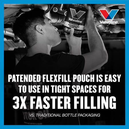 VALVOLINE 889787-EA FlexFill Advanced Full Synthetic 75W-140 Gear Oil 1 Quart Pouch