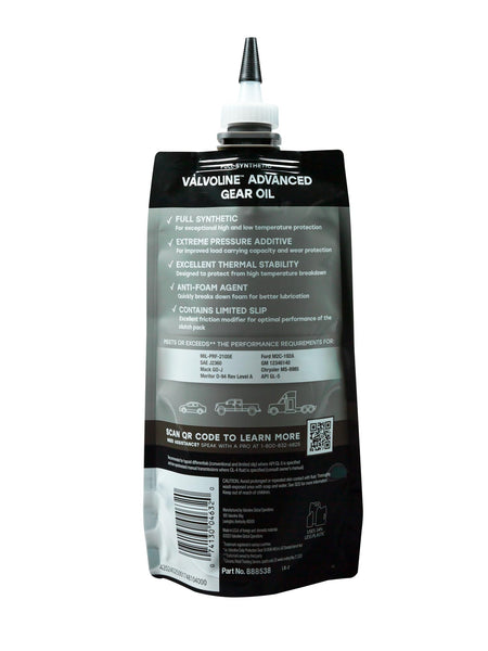VALVOLINE 889787 VAL FLEX 75W140 SYN GEAR OIL LS