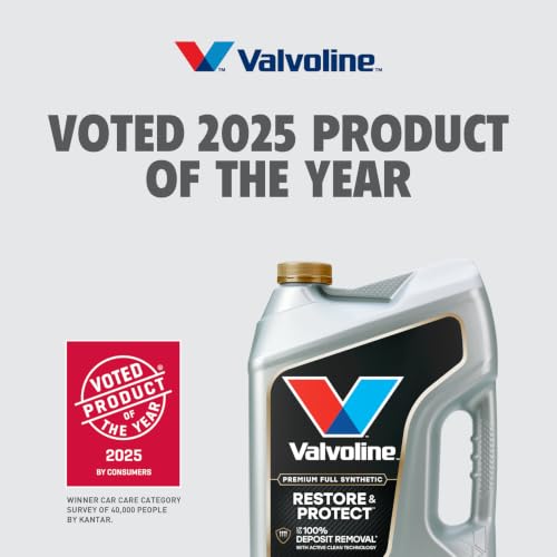 VALVOLINE 904564-EA Restore & Protect Full Synthetic 5W-30 Motor Oil 1 Quart Engine & Performance