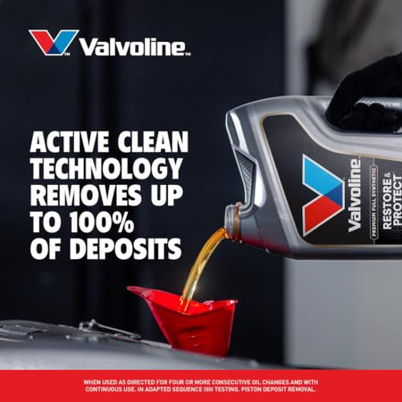 VALVOLINE 904564-EA Restore & Protect Full Synthetic 5W-30 Motor Oil 1 Quart Engine & Performance