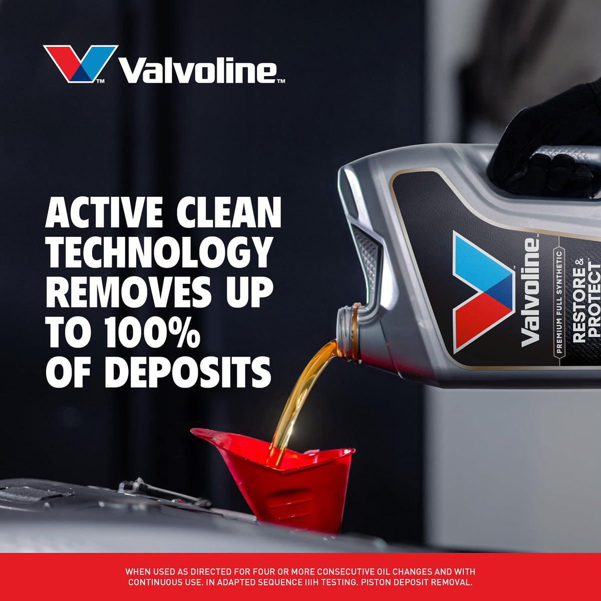 VALVOLINE 904564-EA Restore & Protect Full Synthetic 5W-30 Motor Oil 1 Quart Engine & Performance
