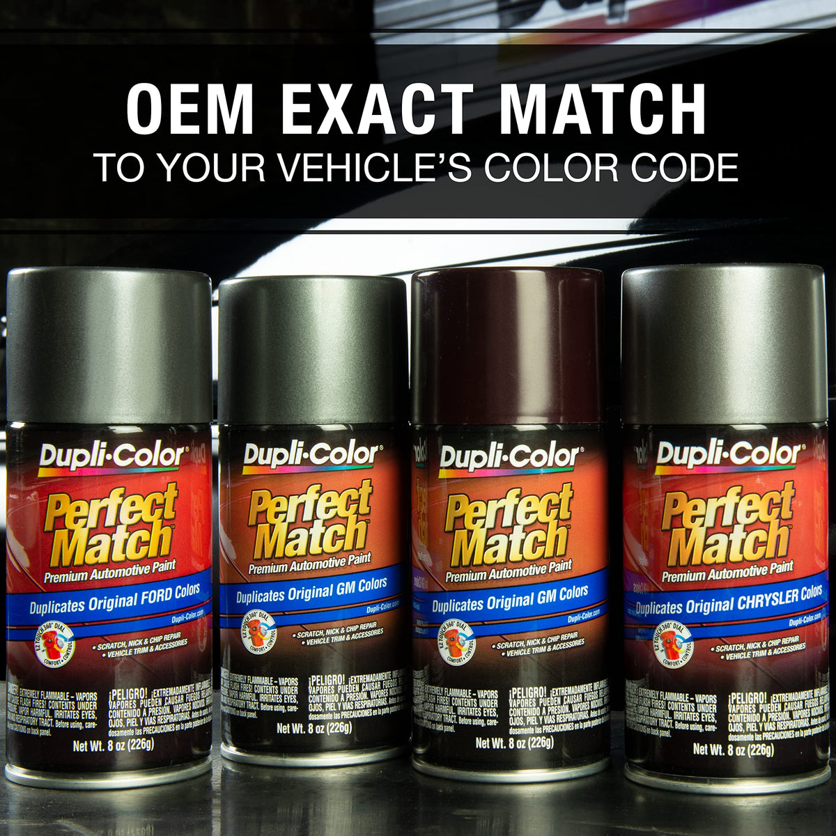 Dupli-Color Dupli-Color Perfect Match Premium Automotive Paint, Navy Blue (M), 8 oz