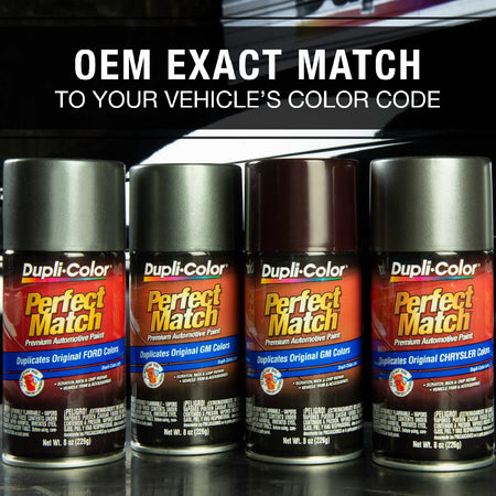 Dupli-Color Dupli-Color Perfect Match Premium Automotive Paint, Black (M), 8 oz