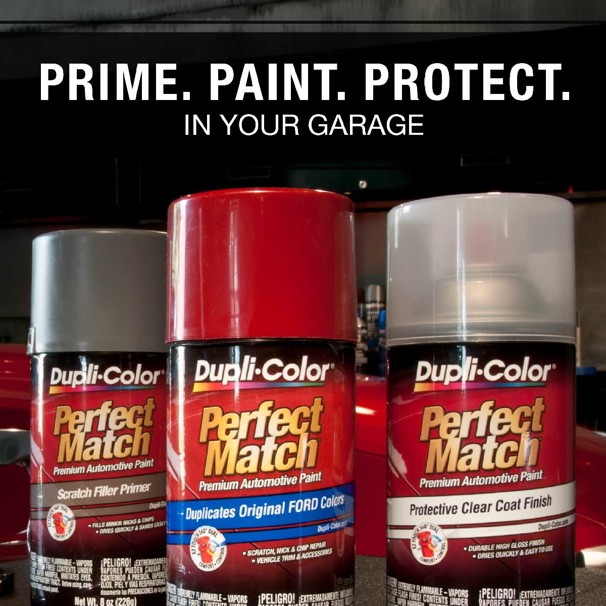 Dupli-Color Dupli-Color Perfect Match Premium Automotive Paint, Black (M), 8 oz