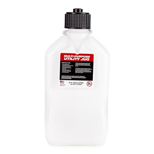 VP Racing VP Racing 3522 - Universal Fit - 5.5 Gallon Motorsport Jug, Contoured Handle, Multipurpose Cap,
