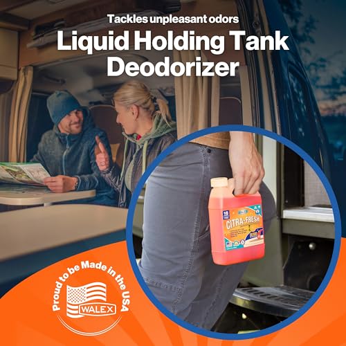 Walex Walex Citra-Fresh Liquid Holding Tank Treatment for RV, Camper & Marine - Black Water Tank Deodorizer