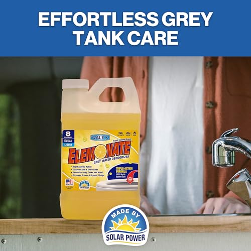 Walex Walex Elemonate Liquid Grey Water Deodorizer for RV, Camper & Marine - Dissolves Grease & Organic