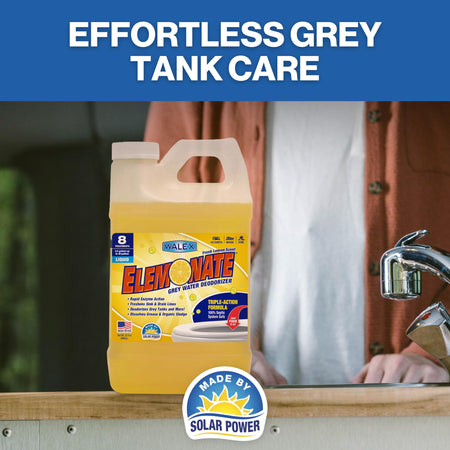 Walex Walex Elemonate Liquid Grey Water Deodorizer for RV, Camper & Marine - Dissolves Grease & Organic