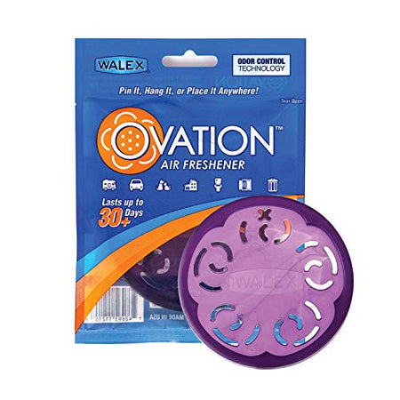 WALEX OVAFLAV1 Ovation Portable Air Freshener Discs, Solid Odor Control Deodorizer...