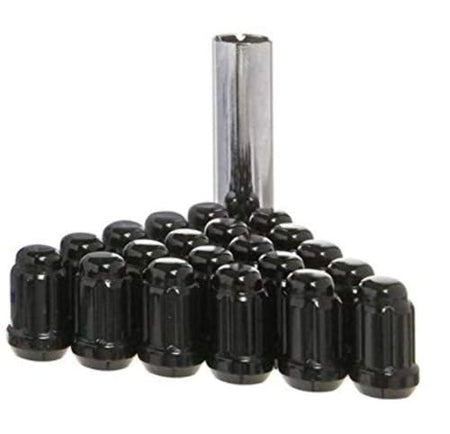 WC WHEEL ACC W55014SB West Coast Wheel Accessories 14X1.5 Bulge Acorn Spline Lug Nuts 1.3...