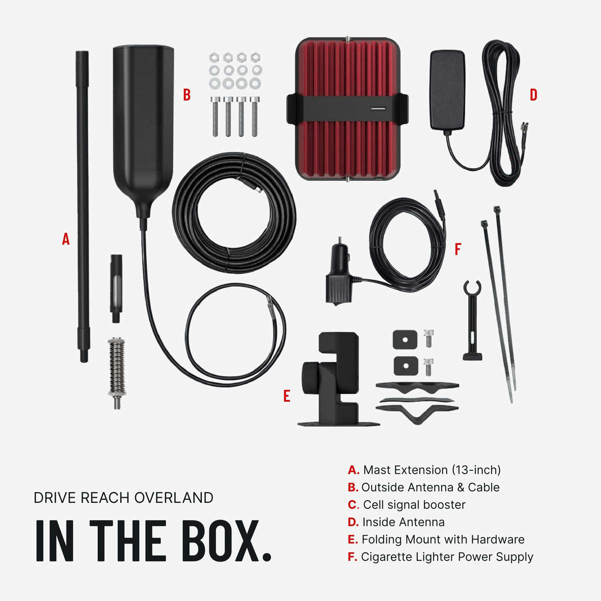 WE BOOST 472061 WEBOOST DRIVE REACH OVERLAND KIT
