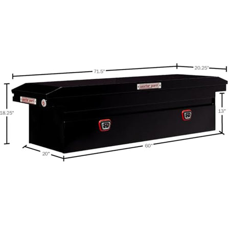 WEATHERGUARD 120-5-04 Weather Guard Model  Saddle Truck Box, Steel, for Full Size Trucks,...