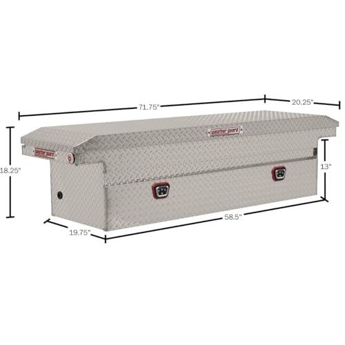 WEATHERGUARD 121-0-04 Weather Guard Model  Saddle Truck Box, Aluminum, For Full Size Truc...