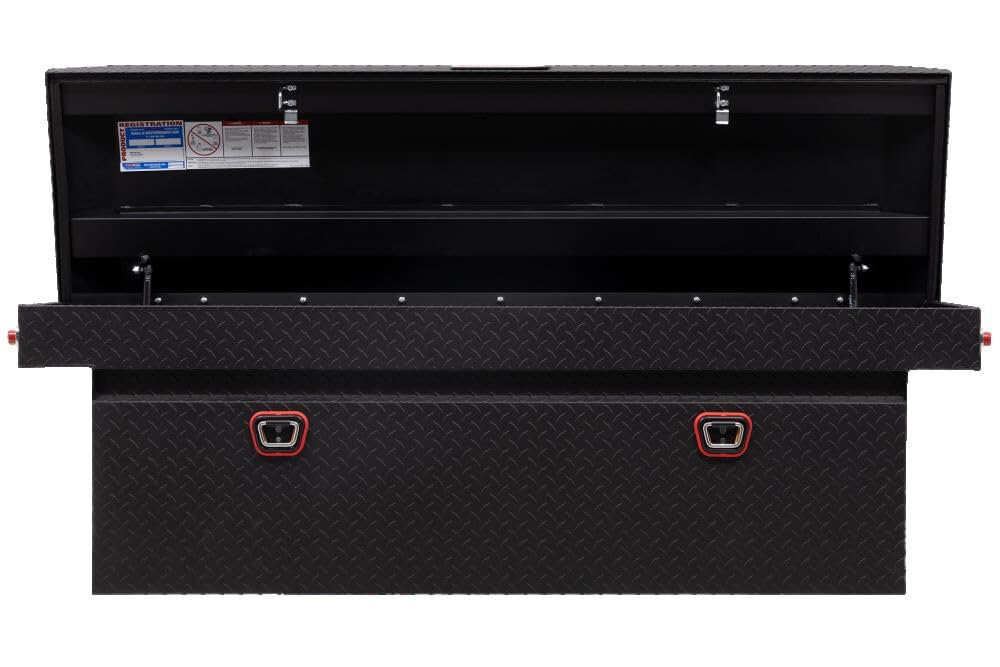 WEATHER-GUARD Model 123-52-04 Saddle Box, Aluminum