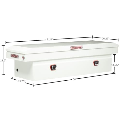WEATHERGUARD 126-3-04 Weather Guard Model  Saddle Box, Steel, For Full Size Trucks, Stand...