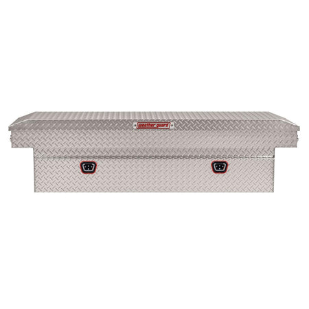 WEATHERGUARD 127-0-04 Model  Saddle Box, Aluminum, Full Standard, Clear, 11.0 cu ft Truck & Exterior