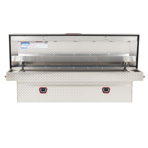 WEATHERGUARD 127-0-04 Model  Saddle Box, Aluminum, Full Standard, Clear, 11.0 cu ft Truck & Exterior