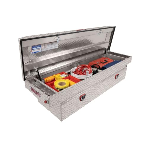 WEATHERGUARD 127-0-04 Model  Saddle Box, Aluminum, Full Standard, Clear, 11.0 cu ft Truck & Exterior