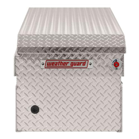 WEATHERGUARD 127-0-04 Model  Saddle Box, Aluminum, Full Standard, Clear, 11.0 cu ft Truck & Exterior