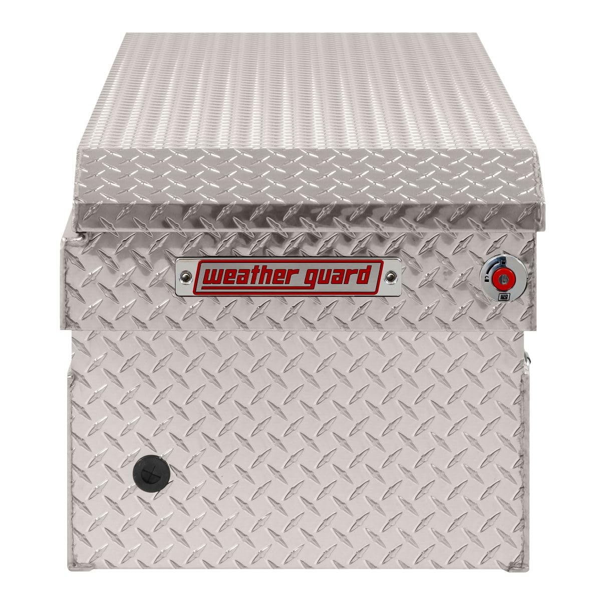 WEATHERGUARD 127-0-04 Model  Saddle Box, Aluminum, Full Standard, Clear, 11.0 cu ft Truck & Exterior
