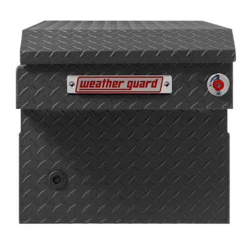 WEATHERGUARD 127-52-04 Weather Guard Model  Saddle Box, Aluminum, Full Standard, Textured ...