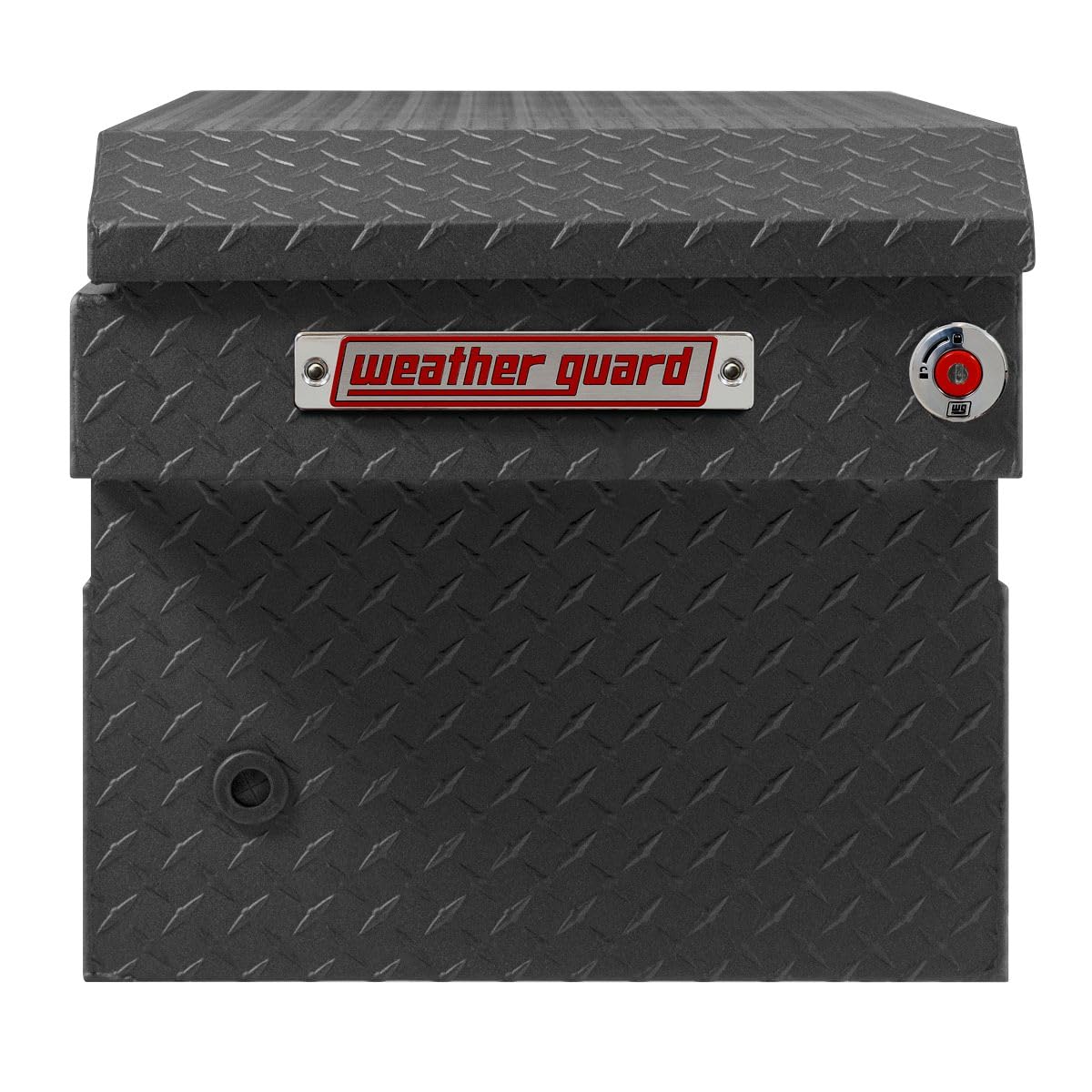 WEATHERGUARD 127-52-04 Weather Guard Model  Saddle Box, Aluminum, Full Standard, Textured ...