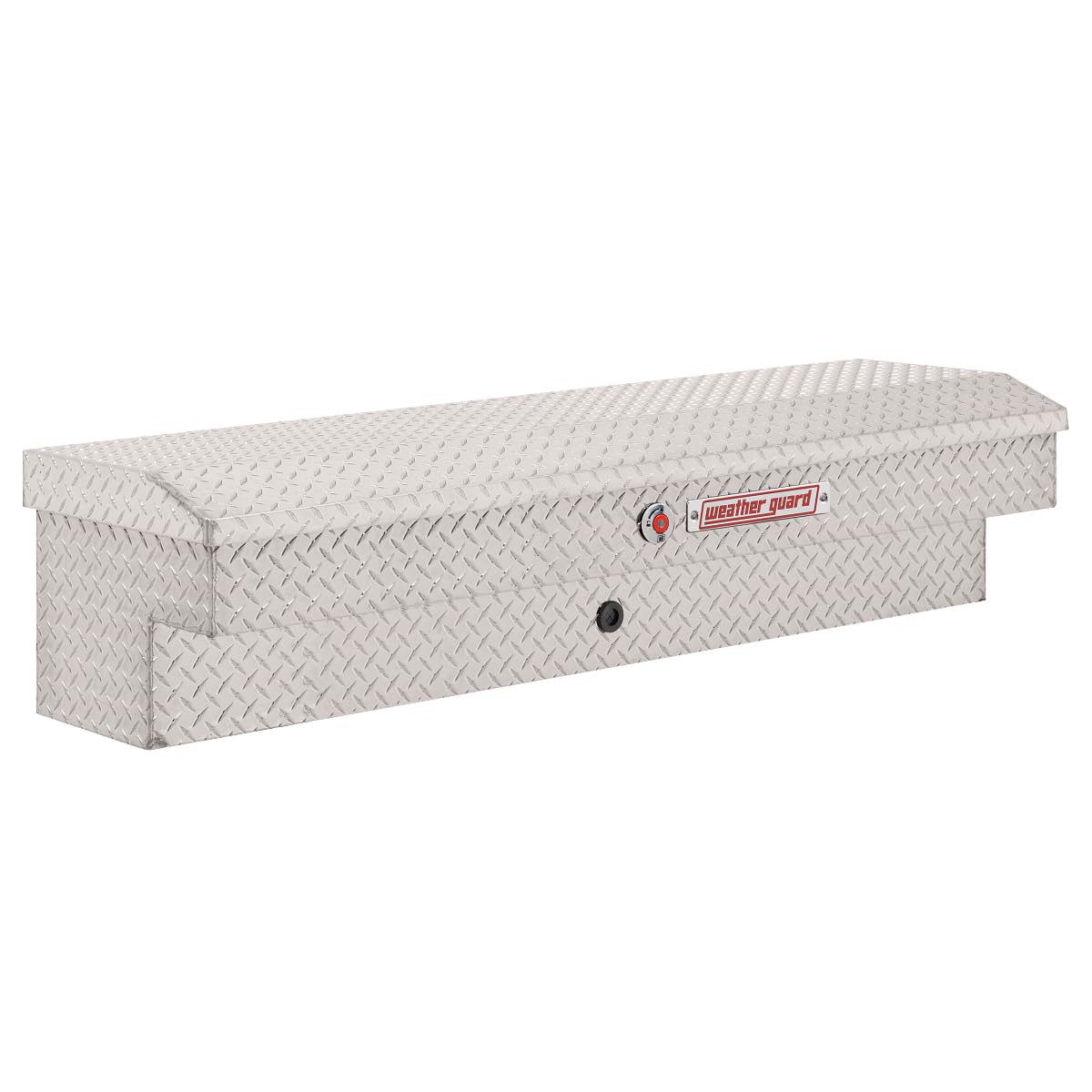 WEATHERGUARD 174-0-04 Weather Guard Model 56in Lo-Side Box, Aluminum, Clear, 4.0 cu ft