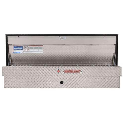 WEATHERGUARD 174-0-04 Weather Guard Model  56in Lo-Side Box, Aluminum, Clear, 4.0 cu ft