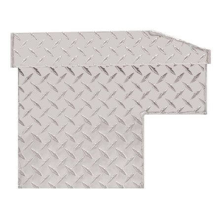 WEATHERGUARD 174-0-04 Weather Guard Model  56in Lo-Side Box, Aluminum, Clear, 4.0 cu ft