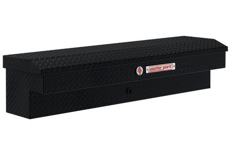 WEATHERGUARD 174-5-04 Weather Guard Model 56in Lo-Side Box, Aluminum, Gloss Black, 4.0 c...