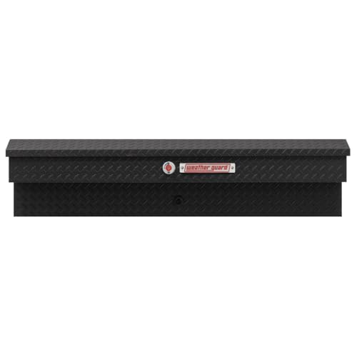 WEATHERGUARD 174-52-04 Weather Guard Model  56in Lo-Side Box, Aluminum, Textured Matte Bla...