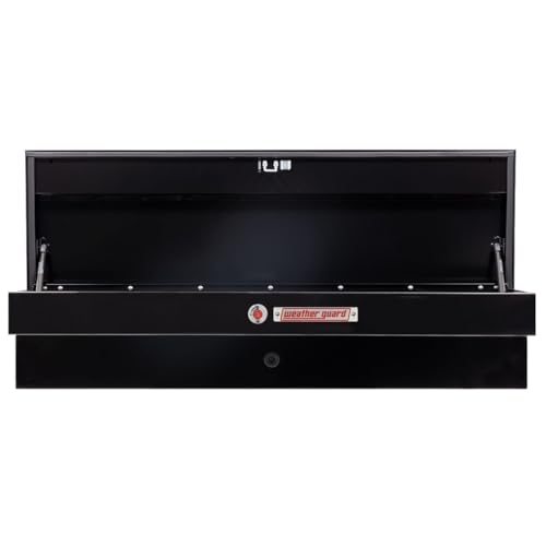 Weather Guard Weather Guard Model 175-5-04 56in Lo-Side Box, Steel, Gloss Black, 4.0 cu ft