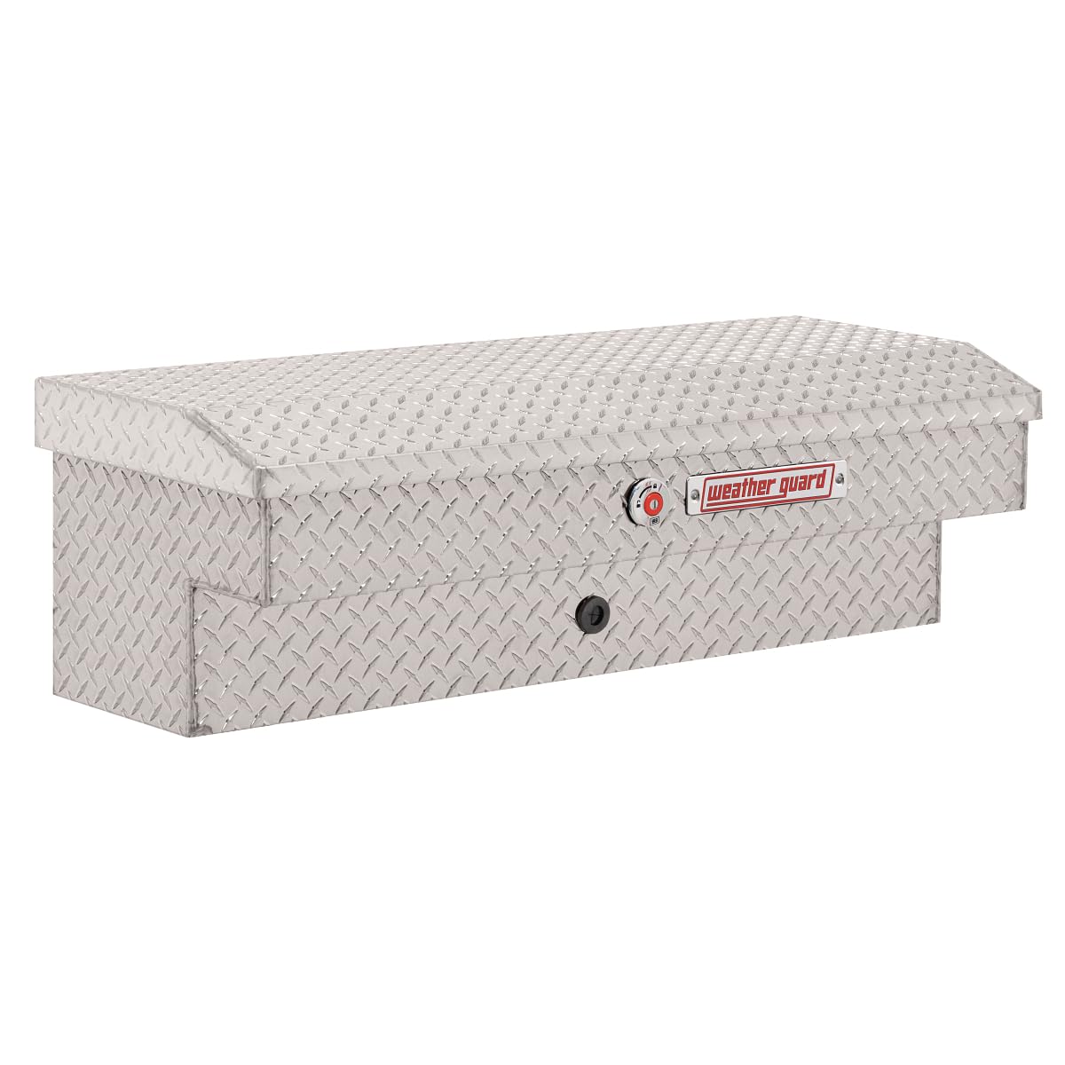 WEATHERGUARD 184-0-04 Weather Guard Model 41in Lo-Side Truck Box, Aluminum, Clear, 3.0 c...