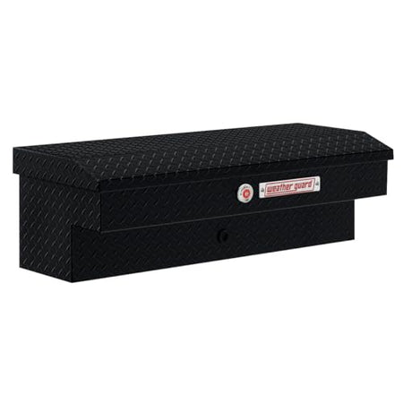 WEATHERGUARD 184-5-04 Weather Guard Model 41in Lo-Side Truck Box, Aluminum, Gloss Black,...
