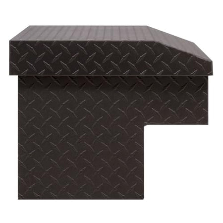 WEATHERGUARD 184-52-04 Weather Guard Model  41in Lo-Side Truck Box, Aluminum, Textured Mat...