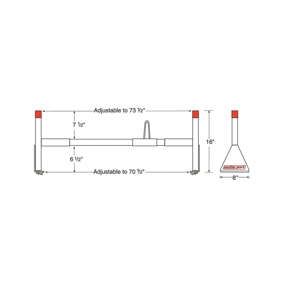 WEATHERGUARD 2163 ALL-PURPOSE VAN RACK