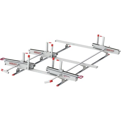 WEATHERGUARD 142871 Weather Guard EZGLIDE2™ Drop-Down Ladder Rack, Extended, Mid/High-R...