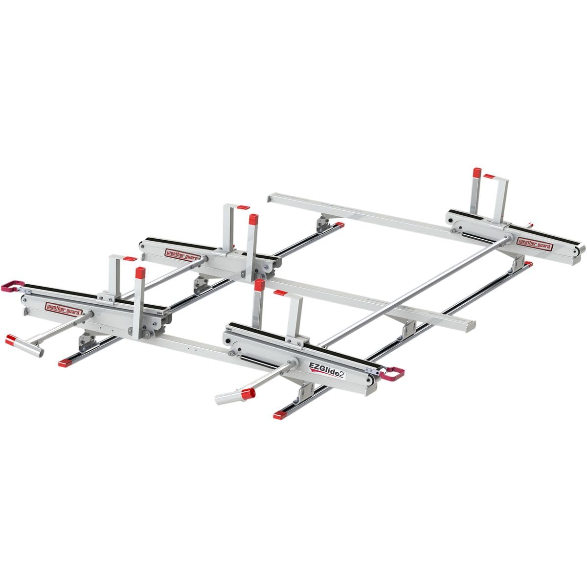 WEATHERGUARD 142871 Weather Guard EZGLIDE2™ Drop-Down Ladder Rack, Extended, Mid/High-R...