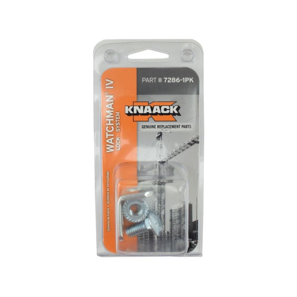 WEATHERGUARD 72861PK Knaack 7286-1PK Watchman IV Lock Tab System with Bolt Hardware Kit,...