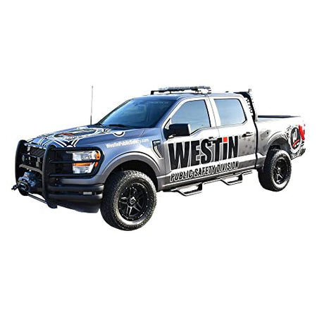 WESTIN 20-12785 Outlaw Drop Nerf Bars Textured Black Pair Truck & Exterior