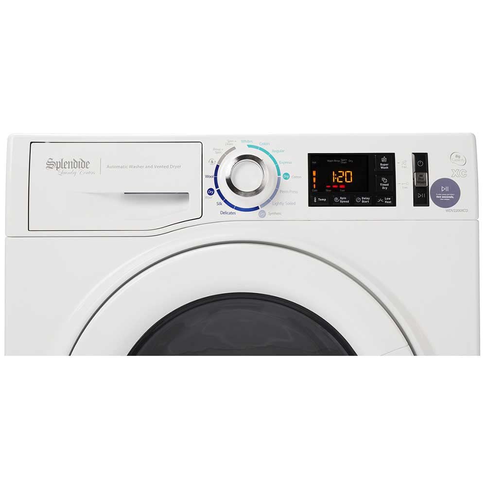 WESTLAND WDV2200XCD WASHER/DRYER VENTED WHITE SPLENDID