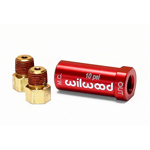 WILWOOD 26013784 KIT RPV 10LB INL RED W/FITTING KIT