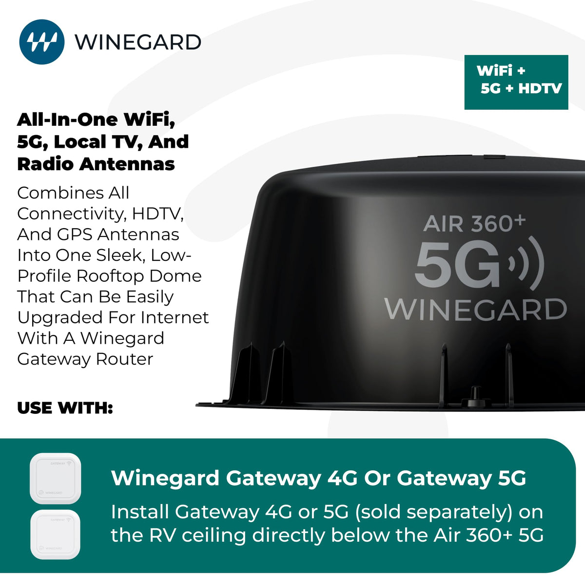Winegard Winegard AR2-5G1 Air 360+ 5G