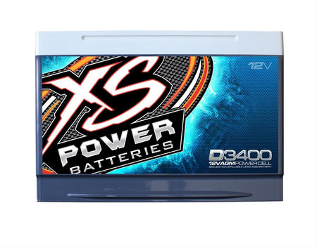 XS Power XS Power D3400 XS Series 12V 3,300 Amp AGM High Output Battery with M6 Terminal Bolt
